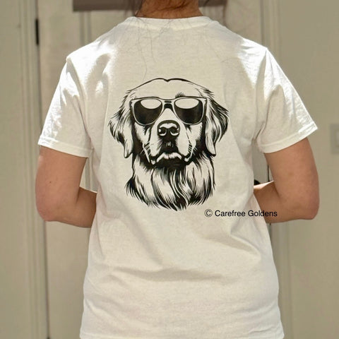 Woman Golden Retriever Shirt