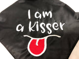 I am a Kisser Embroidered Bandana Large