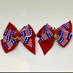 Flag Red Bows 8