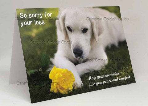 Sympathy Card with Flower