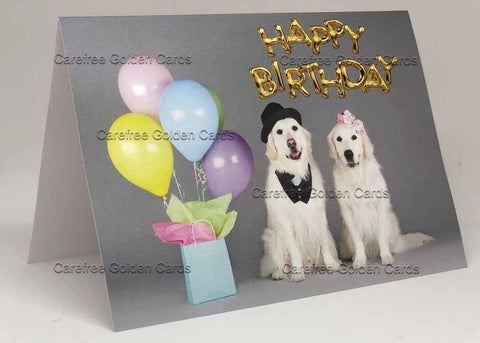 Birthday Card with Balloon Indoor