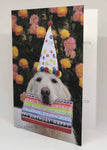 Birthday Card with Hat and Gift