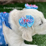 Baby Blue Bows with butterfly 29